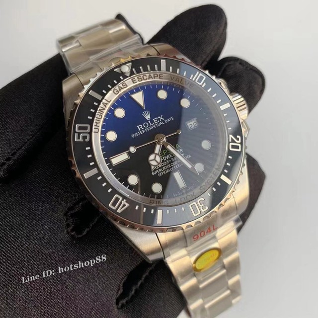 劳力士手表 Rolex深潜系列渐蓝鬼王126660 Rolex高仿N厂高端男士腕表 gjs1168